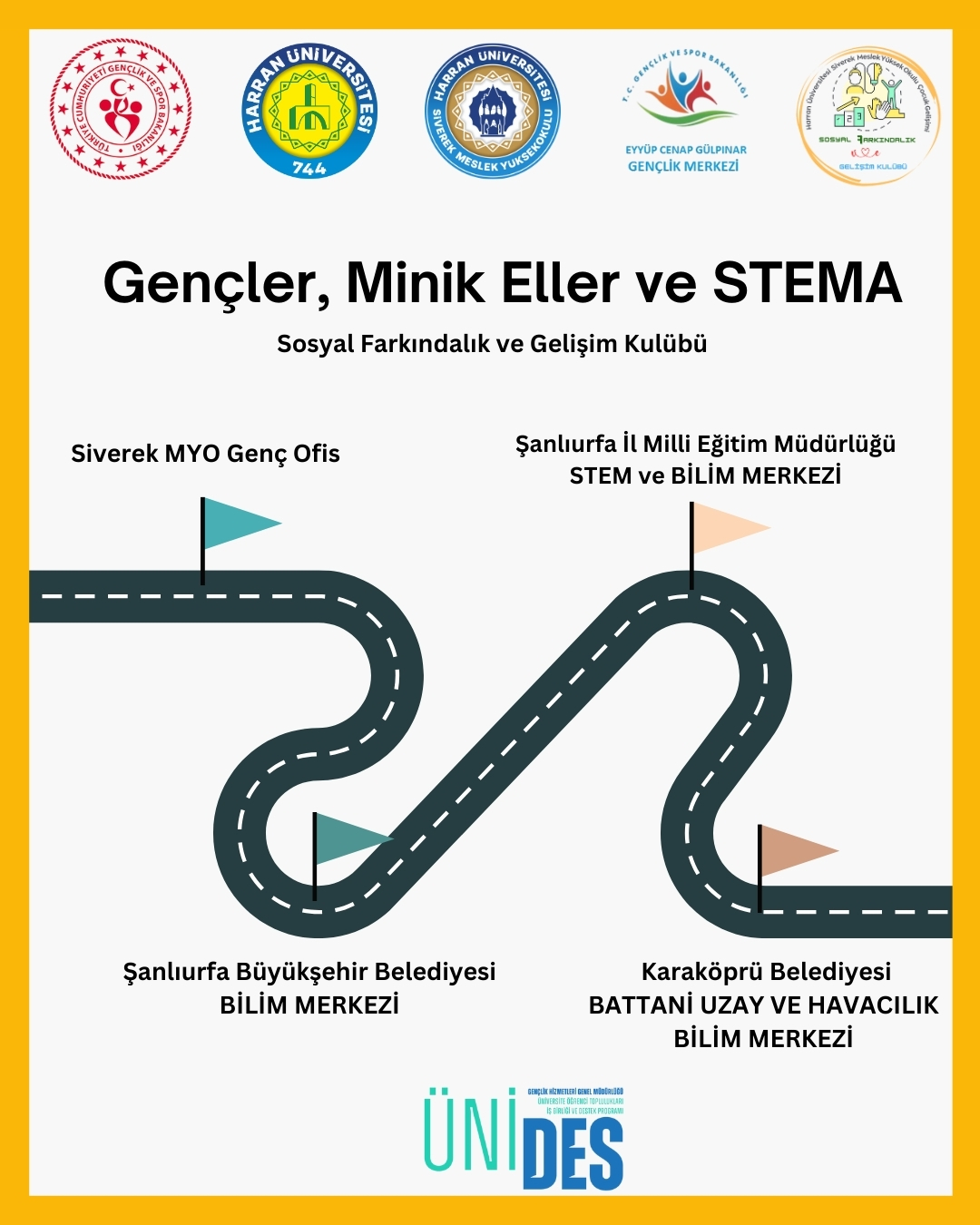 Gençler, Minik Eller ve STEMA Projesi Uygulanmaya Başlandı